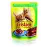Консервы для кошек "Friskies", с кроликом, печенью и морковью, 100 г 445 мг/кг Вес: 100 г инфо 11530f.