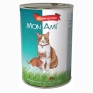 Консервы для кошек "MonAmi", с мясными кусочками, 415 г 81 ккал Вес: 415 гр инфо 11538f.