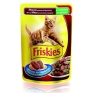 Консервы для кошек "Friskies", с мясом и зеленой фасолью, 100 г 445 мг/кг Вес: 100 г инфо 11539f.