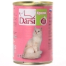 Консервы для кошек "Darsi", с кроликом, 415 г 95 ккал Вес: 415 гр инфо 11884f.