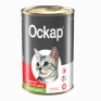 Консервы для кошек "Оскар", с нежным мясным рагу и овощами, 415 г 81 ккал Вес: 415 г инфо 11907f.